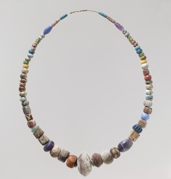 Beads from a Necklace, Frankish, 500-600.