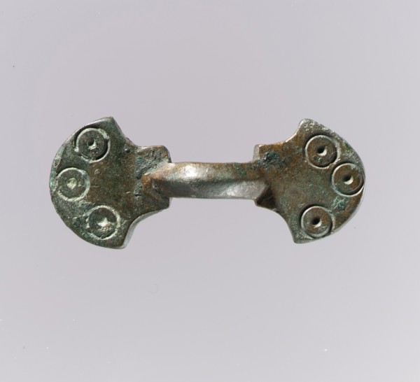 Equal-Arm Brooch, Frankish, 7th century.