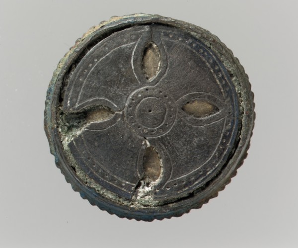 Disk Brooch, Frankish, 6th century.