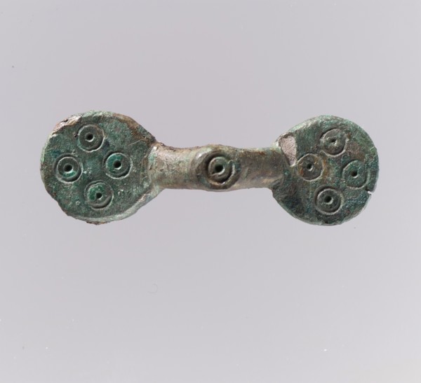 Equal-Arm Brooch, Frankish, 7th-8th century.