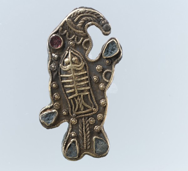 Bird-Shaped Brooch, Frankish, second half 6th century.