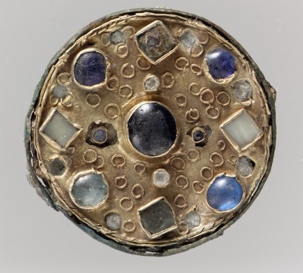 Disk Brooch, Frankish, late 6th-early 7th century.