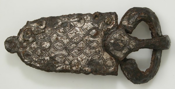 Belt Buckle, Frankish or Burgundian, 7th century.