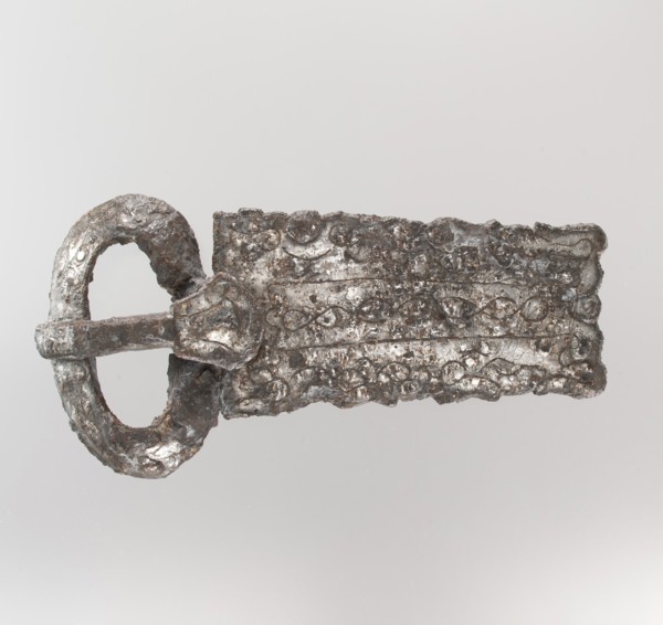 Belt Buckle, Frankish or Burgundian, 7th century.