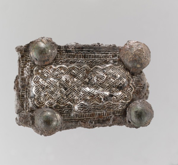 Counter Plate of a Belt Buckle, Frankish or Burgundian, 4th-7th century.