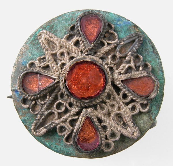 Disk Brooch, Frankish or Northern French, ca. 550-600.