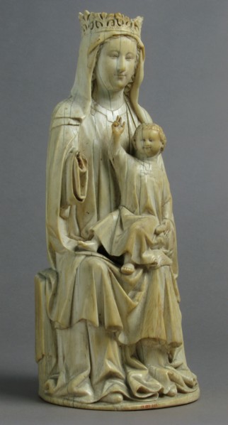 Virgin and Child, French, 14th century.