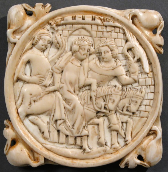 Mirror Case, French, ca. 1350.