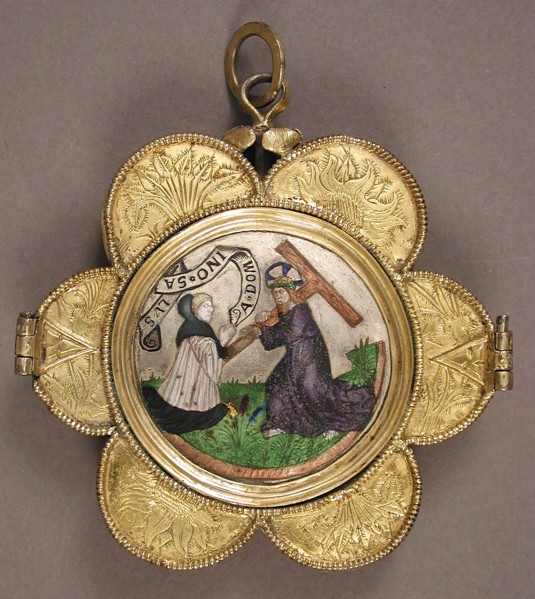 Reliquary Pendant, French, 15th century.