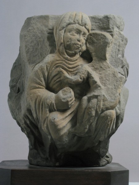 Capital with Adoration of the Magi, French, second half 12th century.
