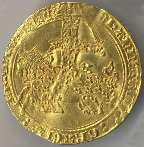Franc à Cheval of John the Good, French, ca. 1350-64.