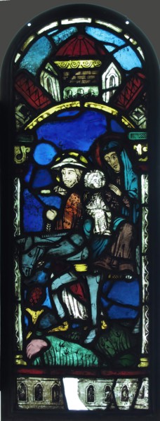 The Flight Into Egypt, French, 13th century style.