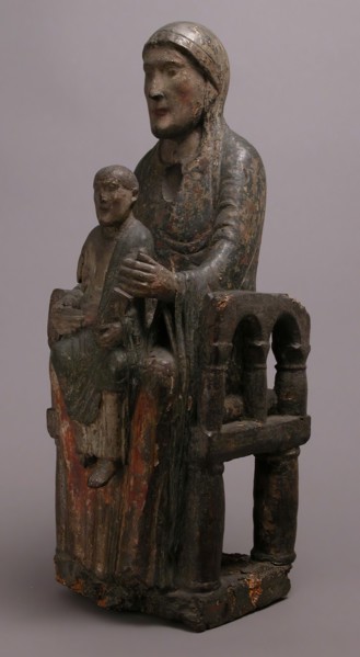 Virgin and Child, French, second half 12th century.