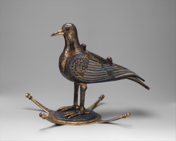 Eucharistic Dove, French, ca. 1215-35.