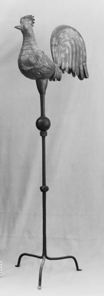 Weathercock and Stand, French, 15th century.