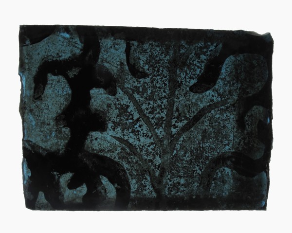 Glass Fragment, French (?), 14th century.