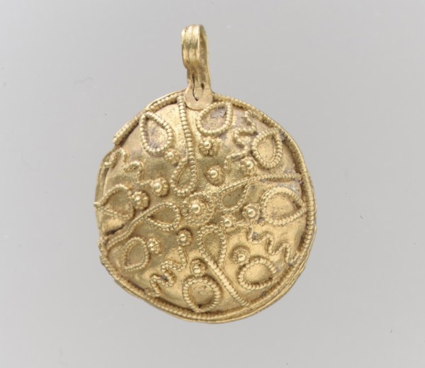 Pendant, Langobardic, 6th-7th century.