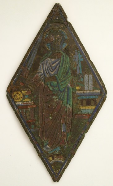 Plaque with Christ as Mediator, Mosan, 1150-60.