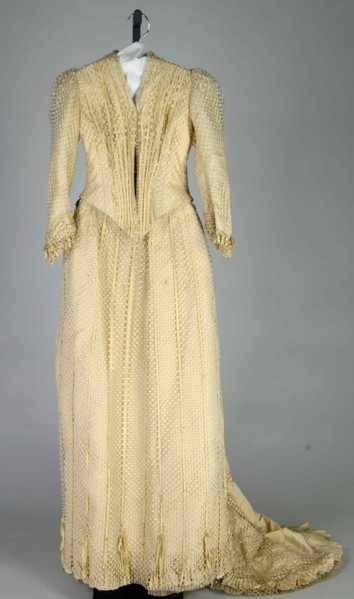 Afternoon dress, American, 1888.