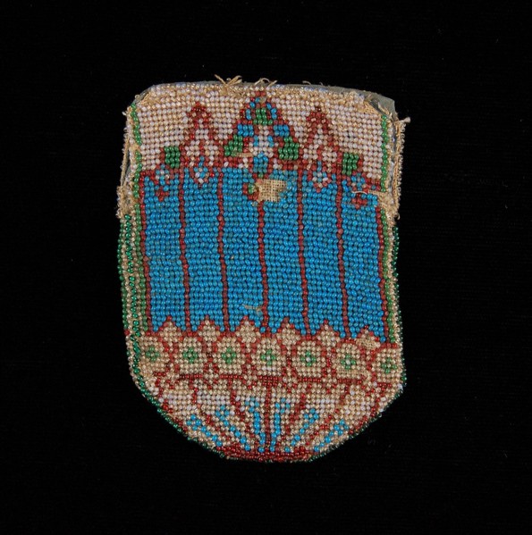 Coin purse, American, 1820-40.