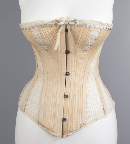 Corset, American, ca. 1885.