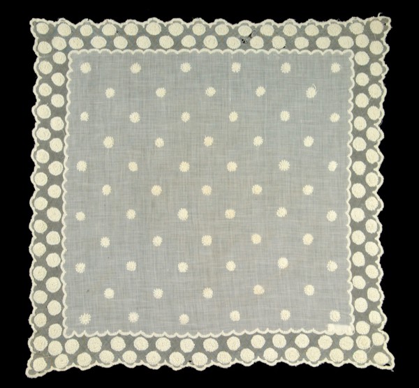 Handkerchief, American, second quarter 19th century.