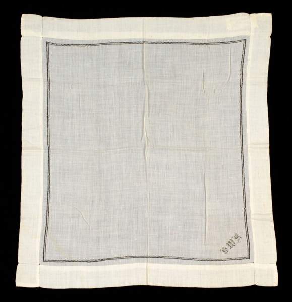 Handkerchief, American, third quarter 19th century.