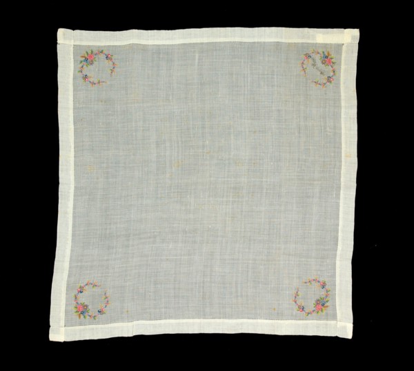 Handkerchief, American, third quarter 19th century.