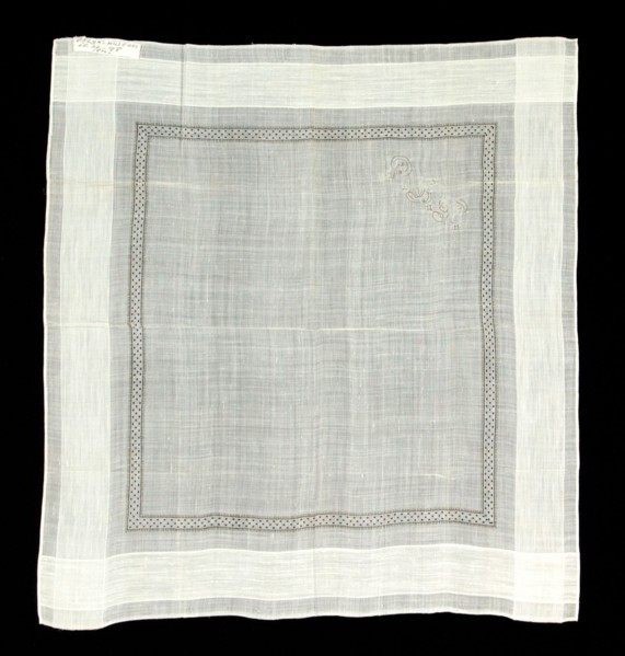 Handkerchief, American, third quarter 19th century.