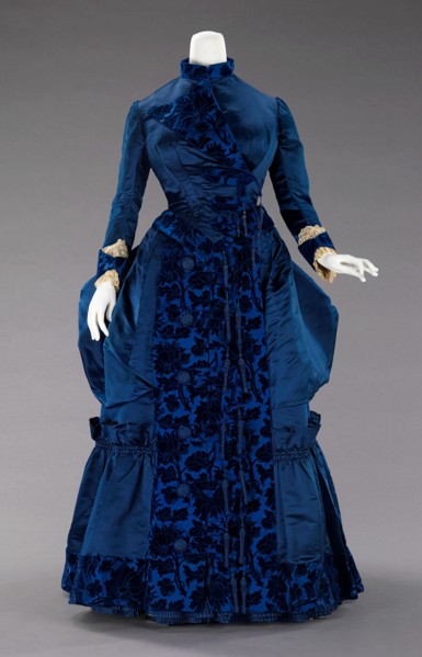 Afternoon dress, French, ca. 1885.