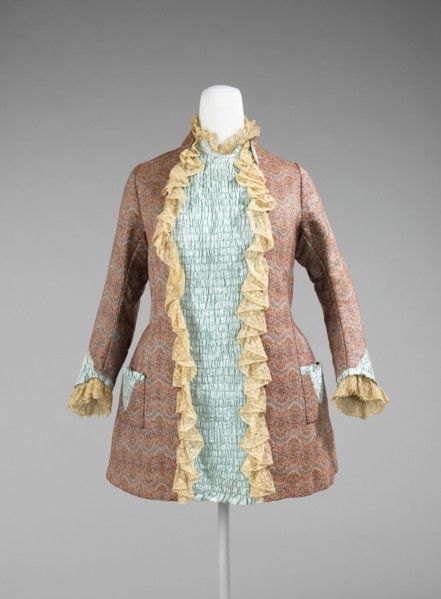 Dressing jacket, French, ca. 1885.