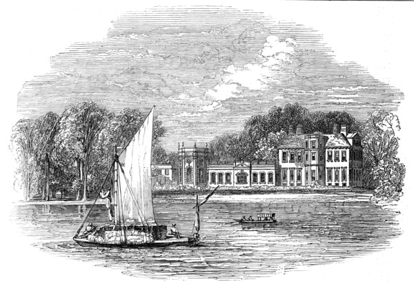 Orleans House, Twickenham; once the residence of Louis Philippe, 1844. Creator: Unknown.
