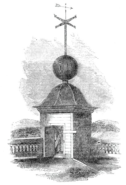The Time Ball, Royal Observatory, Greenwich, Fig. 2, 1845. Creator: Unknown.