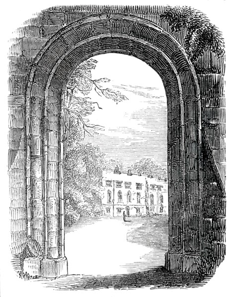 Gateway of the castle, Shrewsbury, 1845. Creator: Unknown.