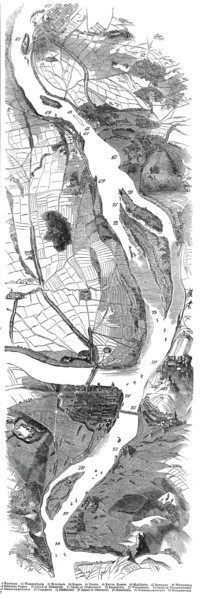 Panorama of the Rhine, 1845. Creator: Unknown.