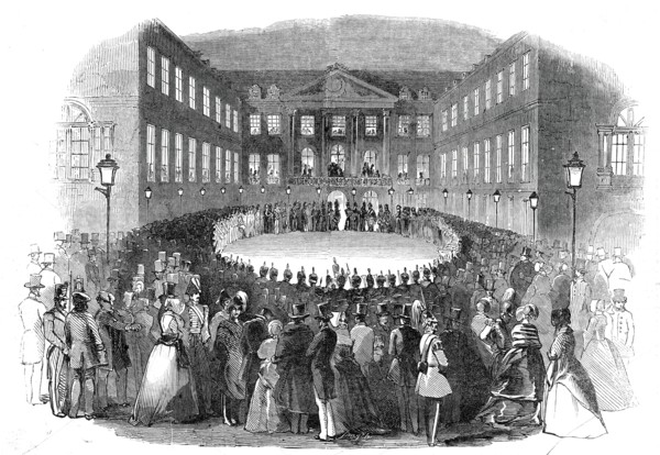 Great Military Concert at Bruhl, 1845. Creator: Unknown.