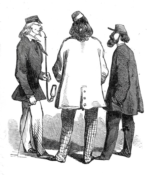 Students at Bonn, 1845. Creator: Unknown.
