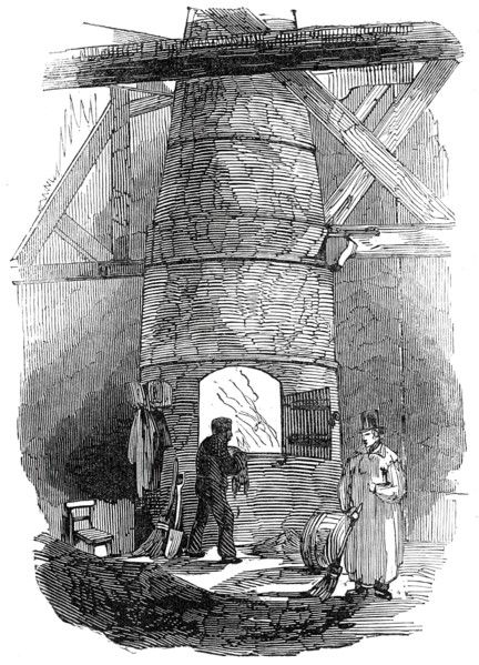 The Kiln, London Docks, 1845. Creator: Unknown.