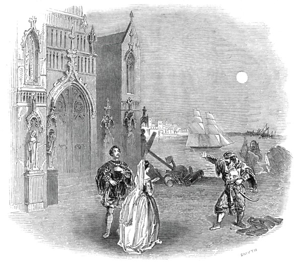 Scene from the opera of "The Enchantress", at Drury Lane Theatre, 1845. Creator: Smyth.