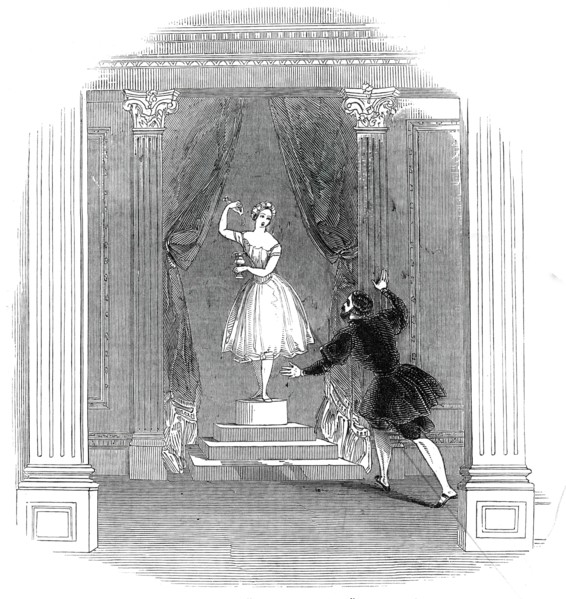 Scene from the "New Ballet" of "The Marble Maiden", at Drury Lane Theatre, 1845. Creator: Unknown.
