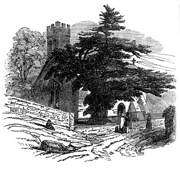 Charlecombe Church, near Bath, 1845. Creator: Unknown.