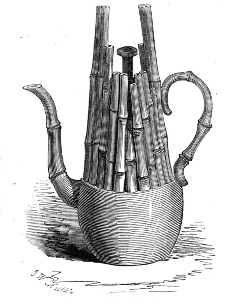 Rare Chinese coffee-pot, 1845. Creator: John Wykeham Archer.
