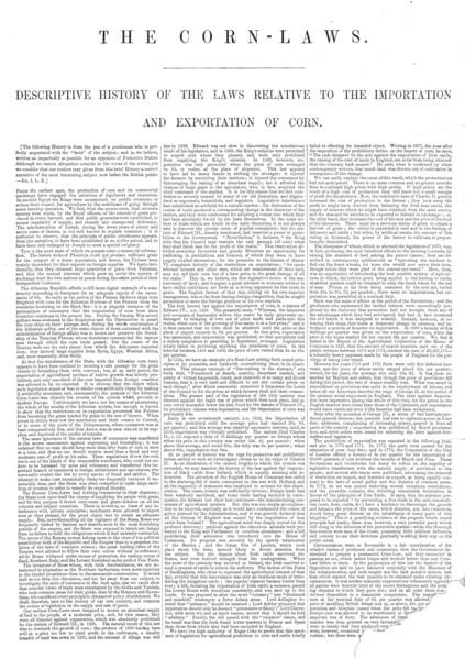 The Corn-Laws, 1845. Creator: Unknown.