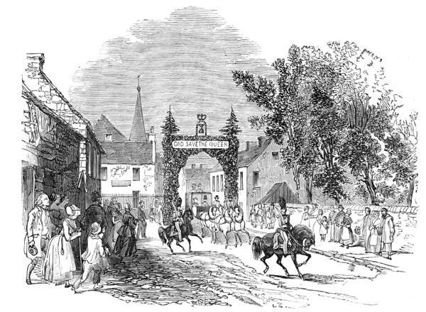 Entrance to Coupar Angus, 1844. Creator: Unknown.