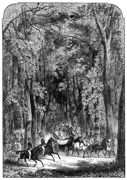 Road through Goodwood Park, 1844. Creator: Unknown.
