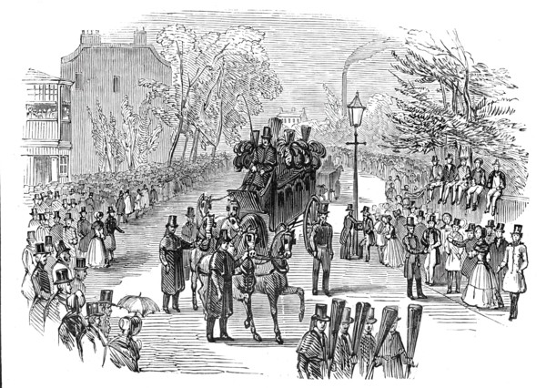 Funeral procession of the late Dr. Dalton, 1844. Creator: Unknown.