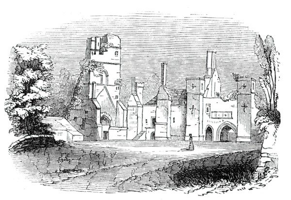South Winfield manor house, 1844. Creator: Unknown.