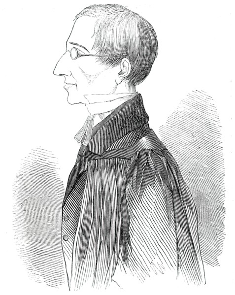 The Rev. Mr. Newman, 1844. Creator: Unknown.