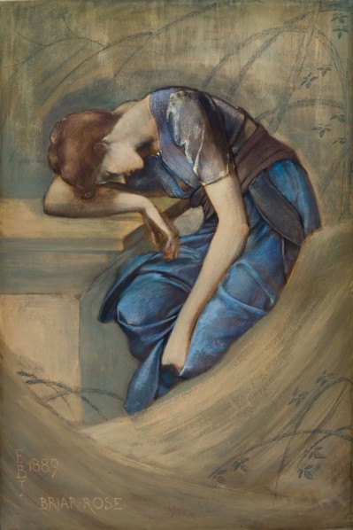 The Briar Rose Series - Study for 'The Garden Court'