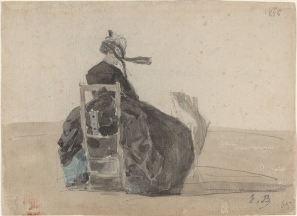 Seated Lady in Black